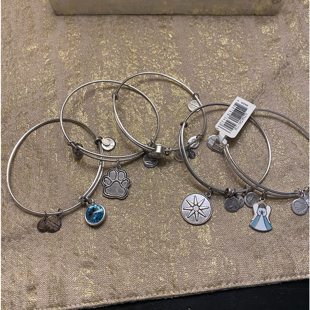 Alex and Ani bangle set. Lot of 5.